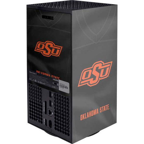 Oklahoma State University Black Jersey XBox Series X Digital Edition Console Skin